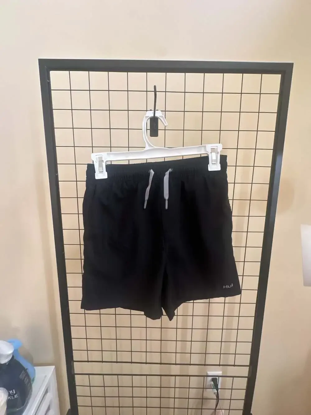 Huk Pursuit Volley Youth Swim Shorts, Black